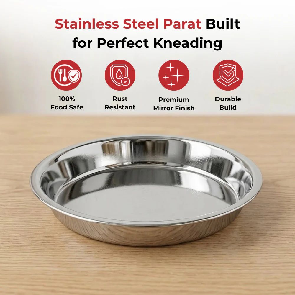 Steel Serving Parat (Ata Kneading)